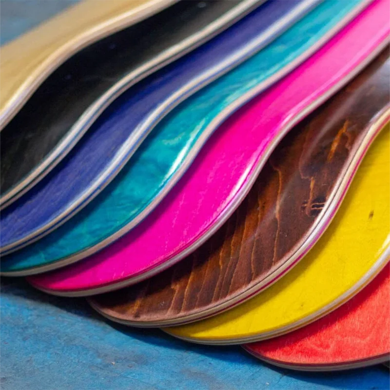 Skateboard Deck Hot Selling Pro 7 layer 100% Canadian Maple Custom Blank Deep Concave Wooden Skateboard Decks