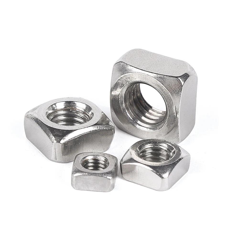 DIN557 stainless steel square Nut  A2 A4 square nut