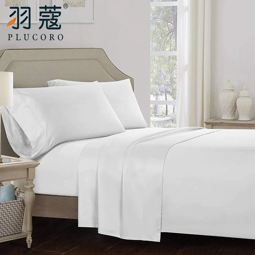 100% Egyptian Cotton 400 Thread Count Sheet Bedding Set 5 Star Hotel Bed Set Bed Linen