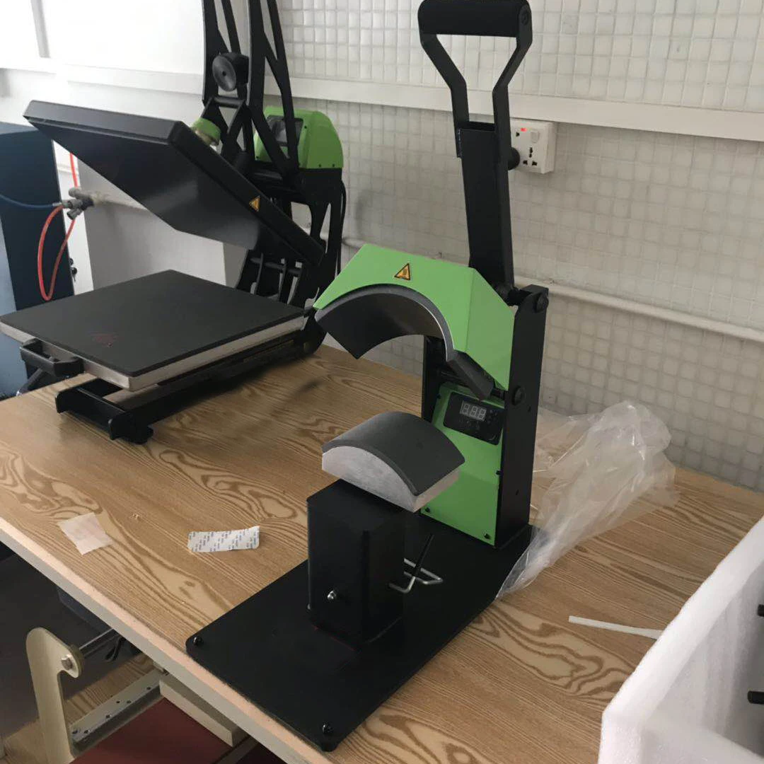 Small Business Cap Headgear Heat Press Sublimation Machine for T-shirts/plates/hats/mugs Chapeau Bonnet Hoodie Cowl Bow Provided