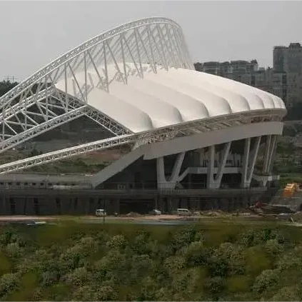 Modern Design PTFE Architectural Membrane Fabric for Outdoor Application for Stadium and Gym Shade Canopy Covering