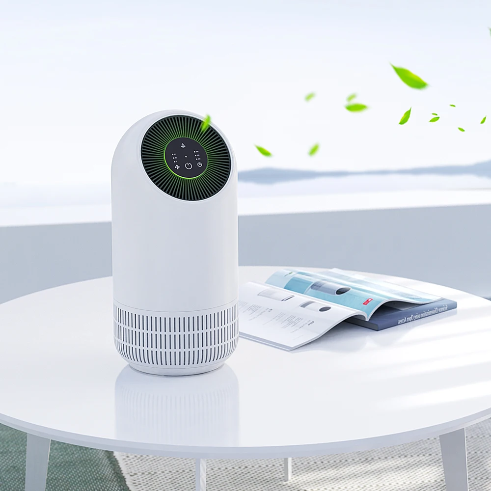 Портативное приложение для очистки воздуха со светодиодной подсветкой, очистители воздуха большого помещения, мини-очиститель воздуха для дома