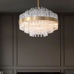 OEM nordic brass light fixtures modern rustic lamp luxury modern chandelier brass light factory direct customized wholesale