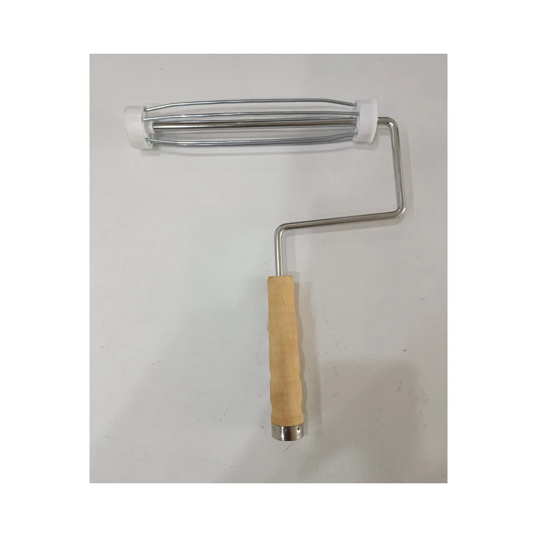 Custom High Quality Paint Roller Frame with Threaded Wooden Handle