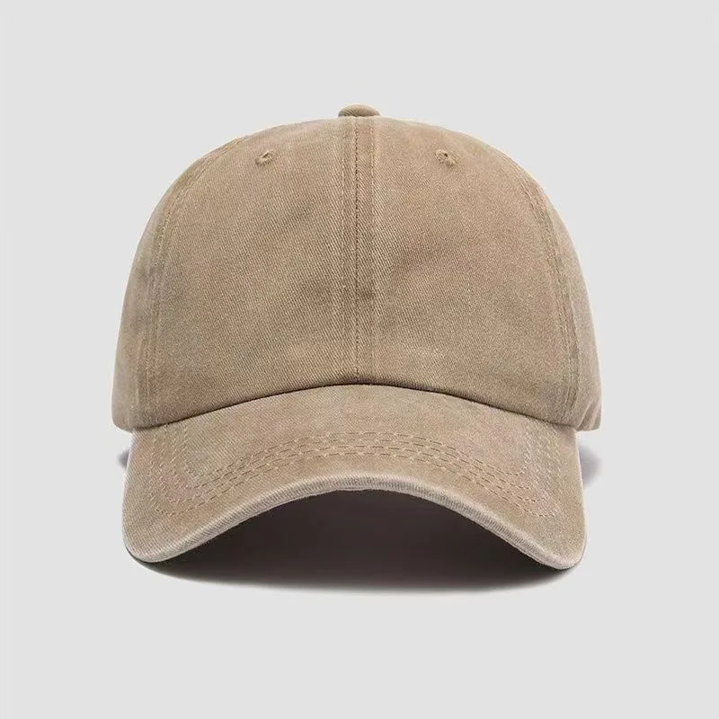 Coated wash baseball cap custom European and American vintage soft cap embroidery hip hop hip hop hat
