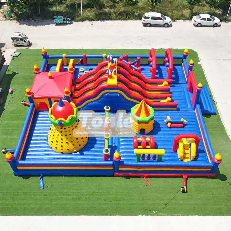 carnival games inflatable theme park inflatable obstacle course for sale