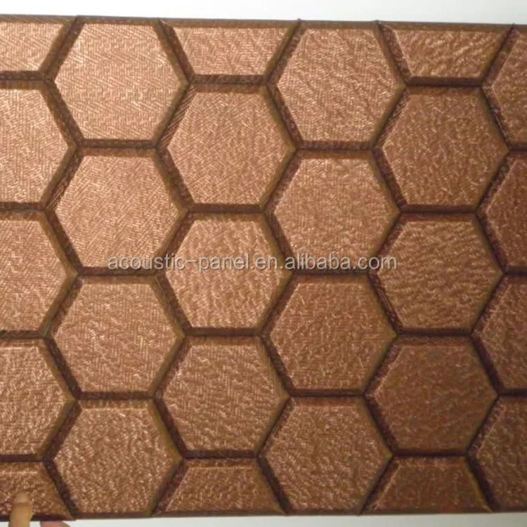Hexagon 3D Sound Absorber Sound Proof Material Acoustic Panel Yz-008
