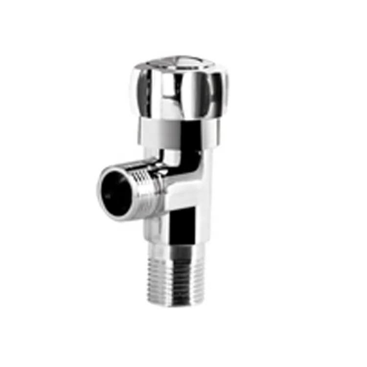 Good Price Wash Basin Angle Valve High Quality 1/2 inch Chrome Plated Brass Angle Valve