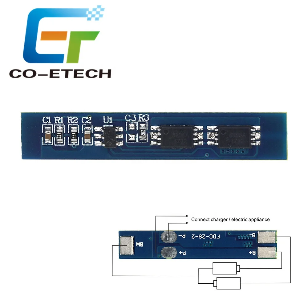2S 3A Li-ion Lithium 18650 Battery Charging Module 7.4V 8.4V Protection Board BMS