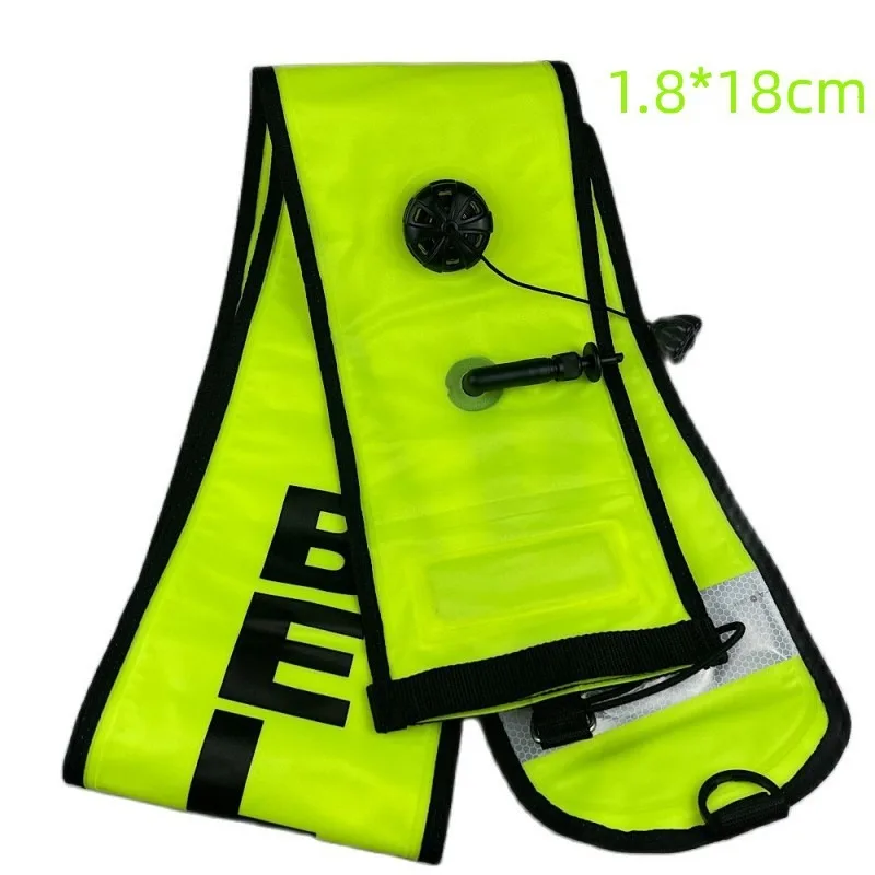 Sinodiving Scuba SMB Signal Tube Safety Marker Buoy Nylon Diving Position Water Rescue Inflatable Surface Marker Buoy