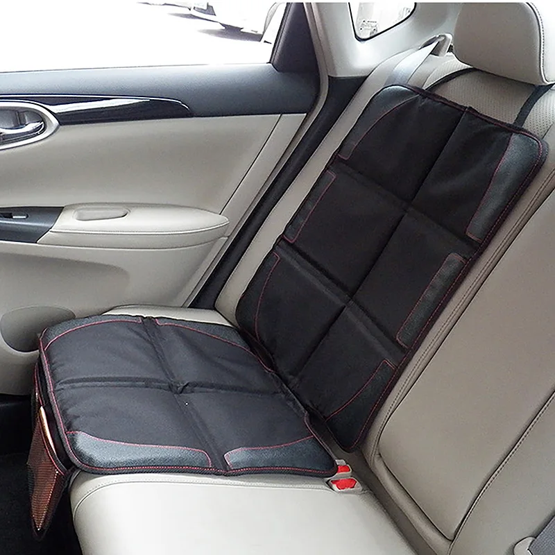 Four Seasons Universal Car Seat Cover Full Set PU Leather Non-Slip Mat Luxury Car Seat Protector Cover Net Pocket Storage Bag