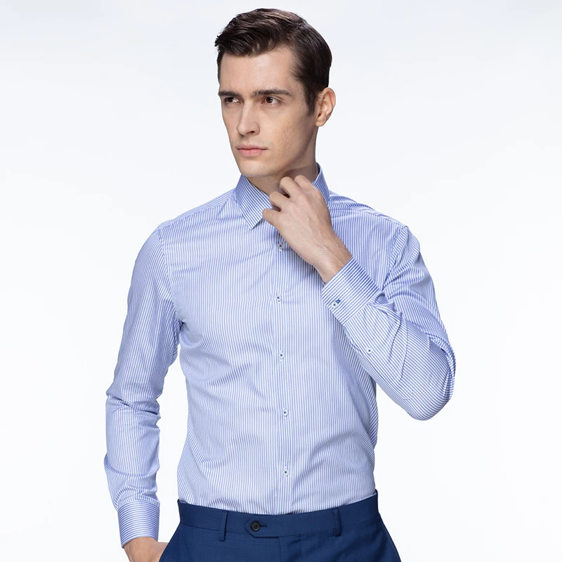 
Kutesmart Slim Fit Dress Shirts Men Pant Shirt 