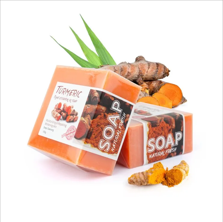 Manufacturer Private Label Natural Organic Bar Handmade Tumeric soap