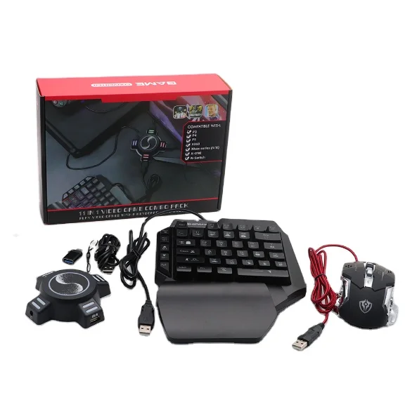  Game Console keyboard mouse game hub console converter USB neutral docking