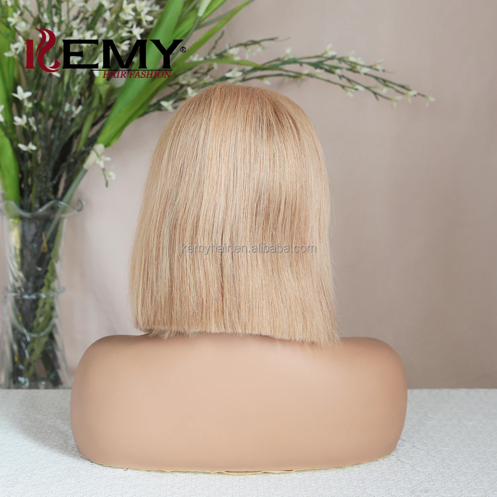 KEMY SDD Hair Bob Wig Raw Vietnamese  Glueless Wear Go 13*4 HD Lace Wig Double Drawn Human Hair Full Wigs for Black Women