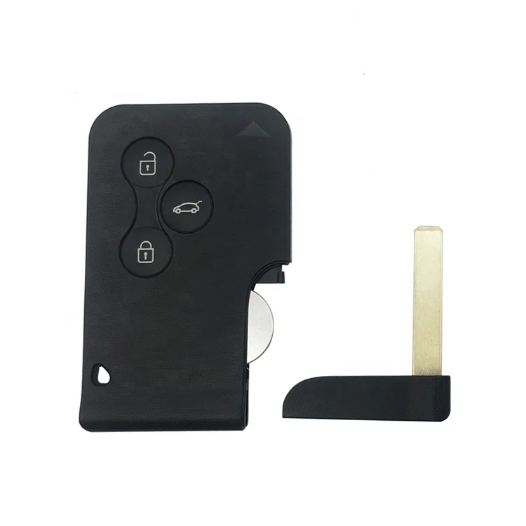 3 кнопки 433 МГц ID46 чип дистанционный ключ для автомобиля смарт-карта чехол для Renault Megane Scenic 2003 - 2008