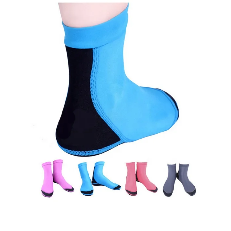 
Colorful bright high elastic neoprene waterproof lightweight high diving socks 