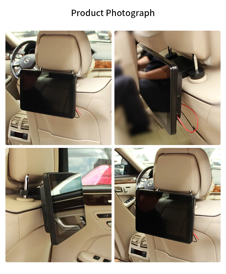 10.1 inch taxi advertising monitor Android 3G/4G Wifi Taxi advertising display screen headrest taxi advertising tablet