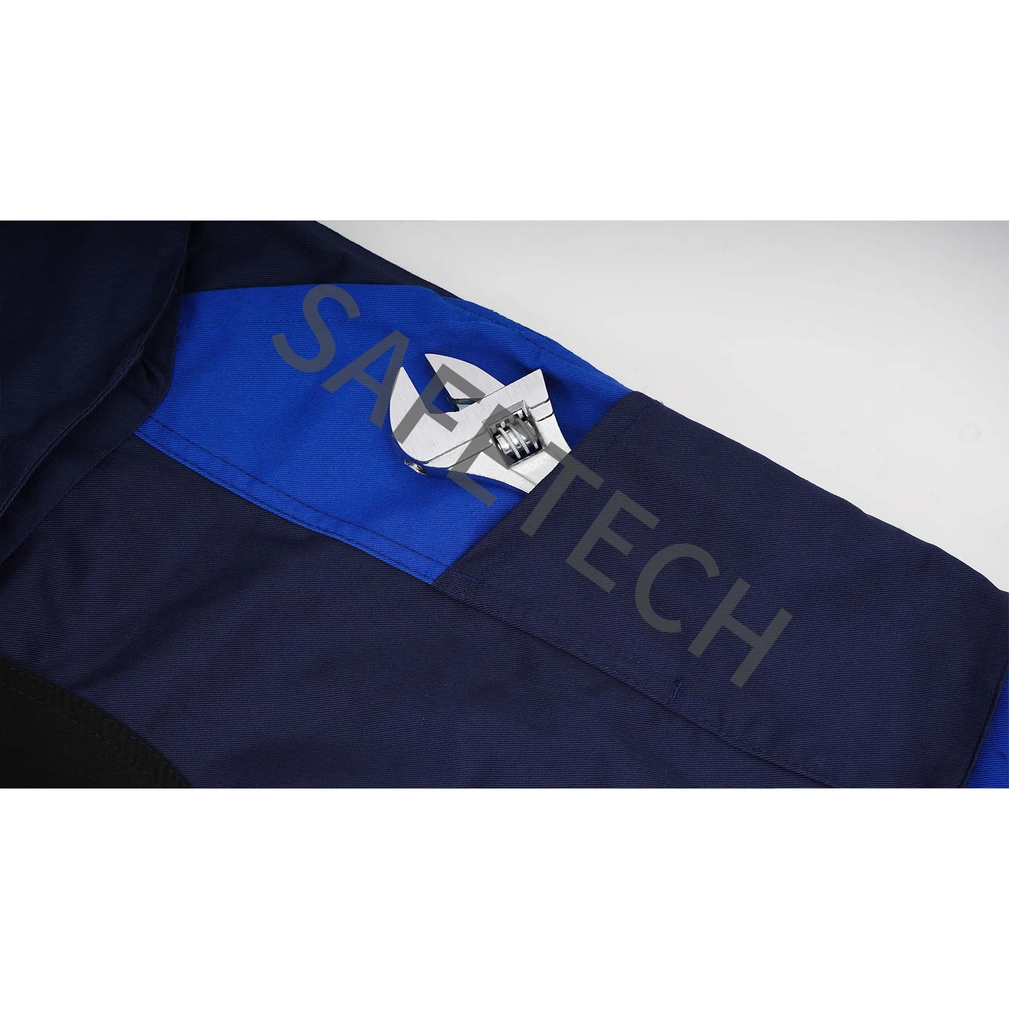 Dark Blue Stretch Workwear Outdoor Cordura Work Cloths Multiple Pocket Cargo Trousers Construction Work Pants For Men