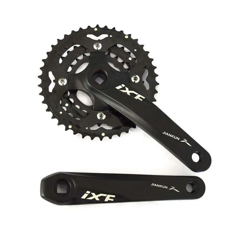 IXF Mountain Bike Tooth Disc Crank Sprocket Hollow Integrated Chainline Crankset 10 Speed 30 Speed 24-32-42T For MTB