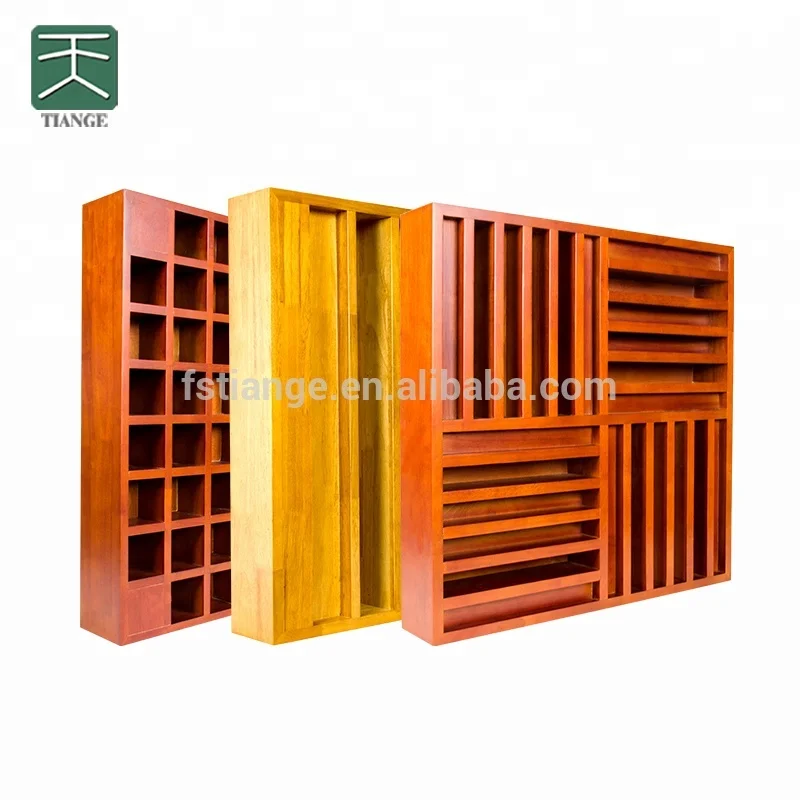 TianGe E0 Standard Wooden 3D Wall DIY Bass Traps Home Theater Sound Acoustic Diffuser Panel for Music Halls