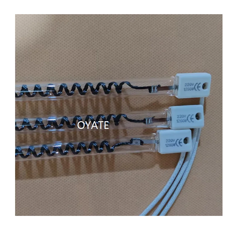 OYATE 1200W carbon fiber infrared lamps carbon infrared quartz heating lamp for DTF machine