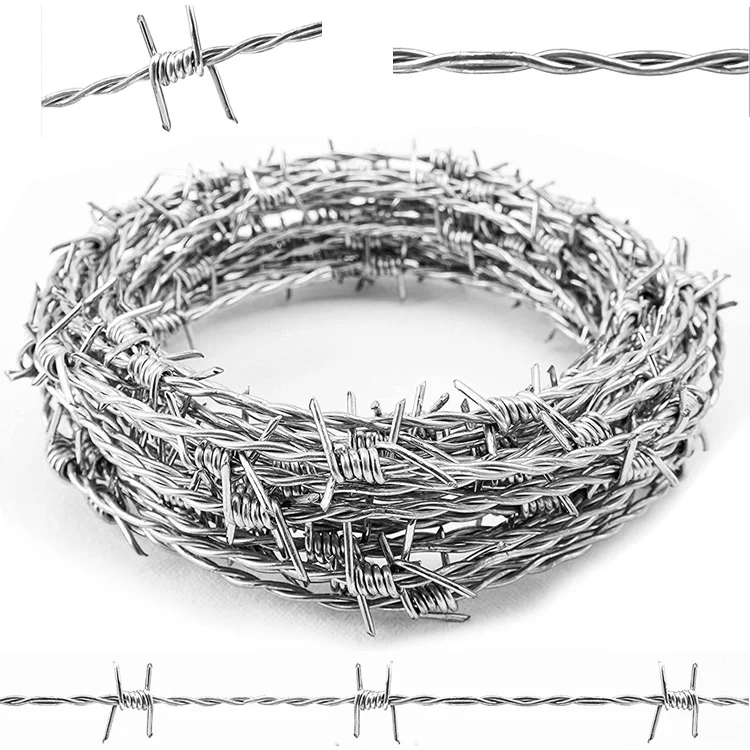 Филиппины 12 # x14 #2 7 мм оцинкованная колючая проволока ограждение Arame Farpado 500 м цена за