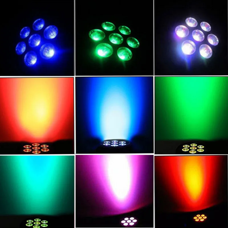 10W* 7 LED Lights Beam Moving Head Lights Stage DJ Lights Moving Head Wash