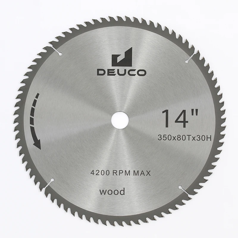 
Topsales Alloy 14in 355mm TCT Circular Saw Blade For Wood Cutting 