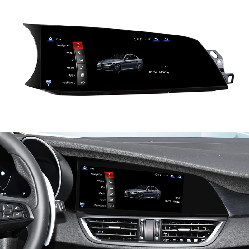 10.25 inch 1920*720p HD Android 13Car Accessories  Auto Radio Navigation for Alfa Romeo Giulia Head Unit Stereo 2017-2024