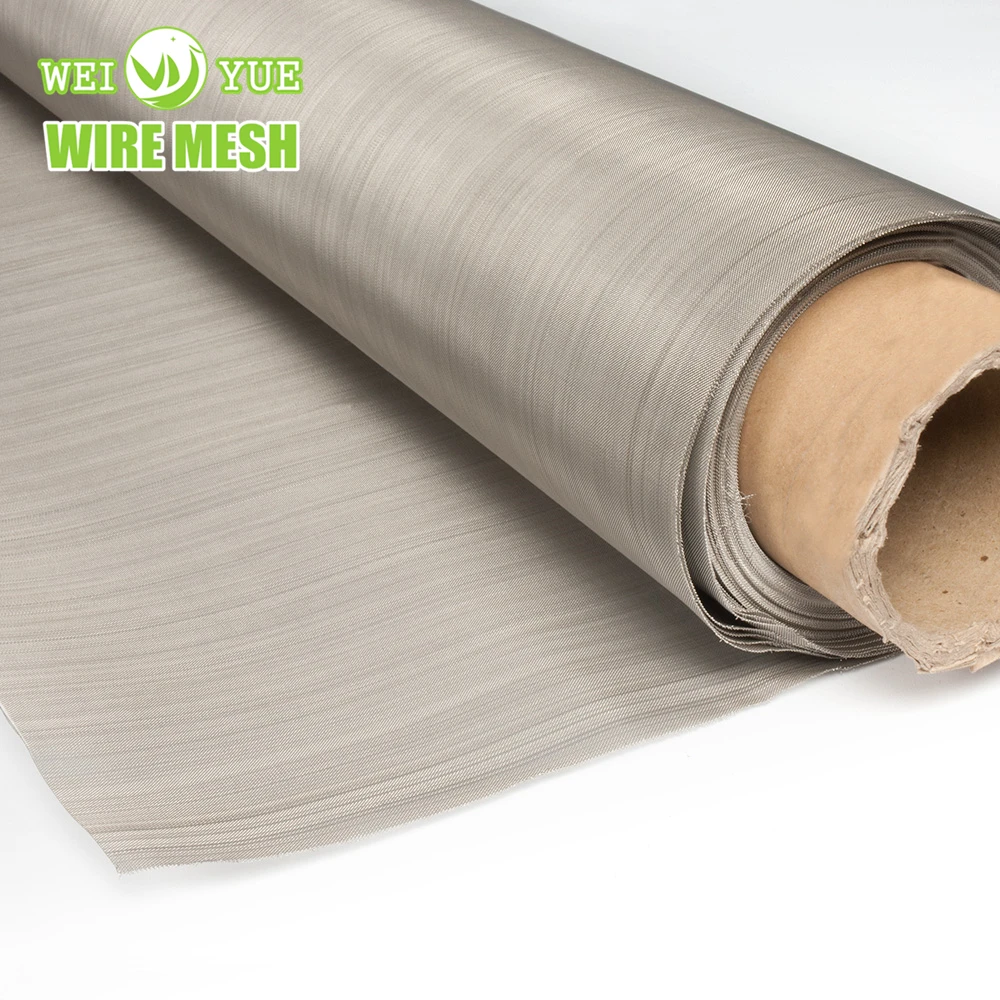 Низкая цена, 24 Сетки 304/304l/316/316l, простая оплетка, ультратонкая проволочная сетка из нержавеющей стали, рулон экрана