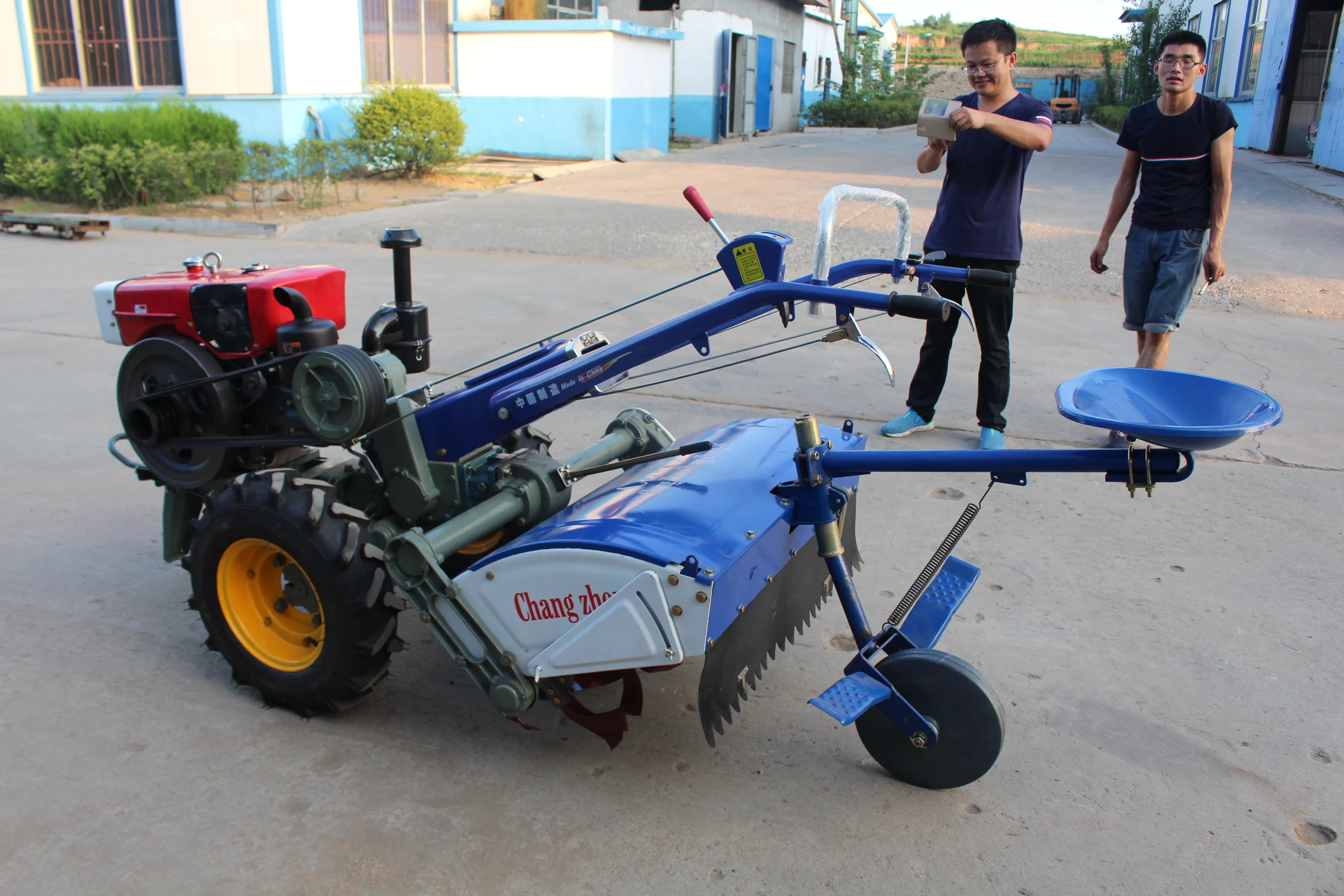 new 18hp 4wd motoblok mini tractor price