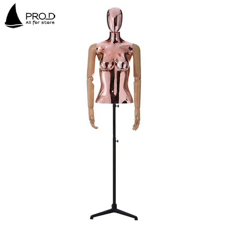 Clothing Store Window Display Plastic Plating Wedding Mannequins Female Realistic Full Body