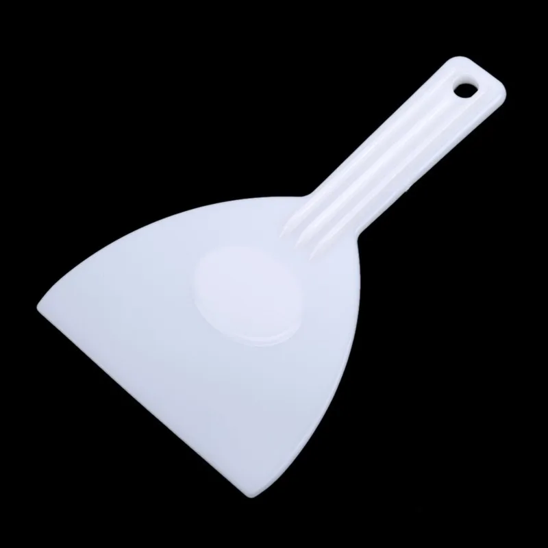 DIY Baking Kitchen Chocolate Trimming Shovel White Handle Plastic Scraper Butter Dough Cutting Machine