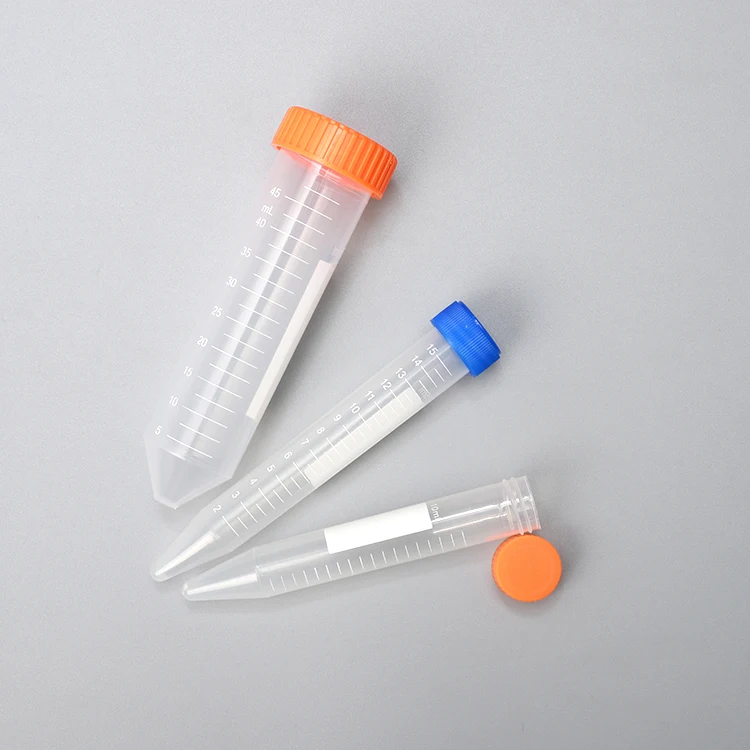 50ml Centrifuge Tube High Grade PP Graduated Lab Supplies Conical Bottom with Screw Cap Custom OEM ODM Laboratory Supply