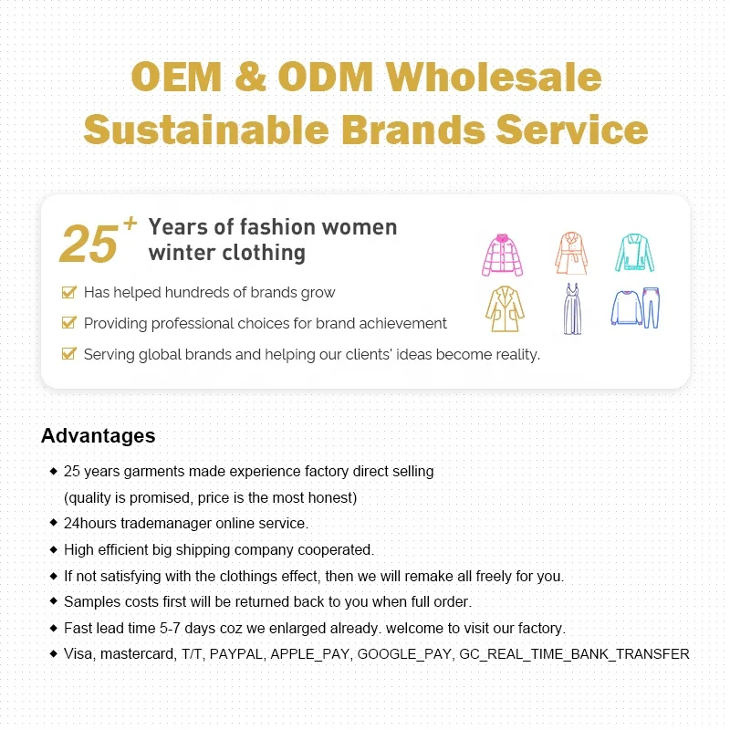 Женский Черный пуховик с перекрестным воротником и пряжкой