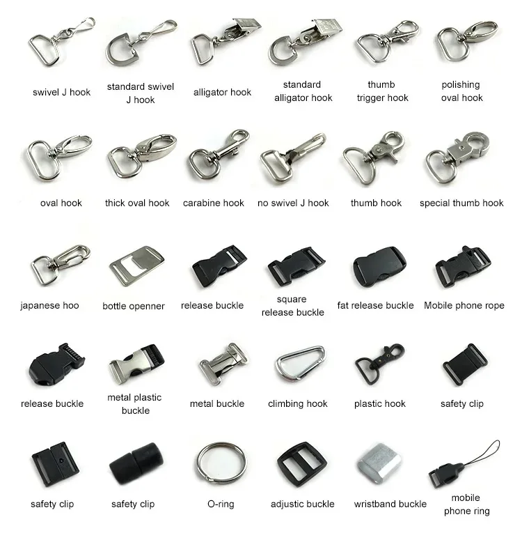 Factory custom wholesale cross-border certificate lanyard exhibition staff metal buckle nylon work card lanyard can print logo