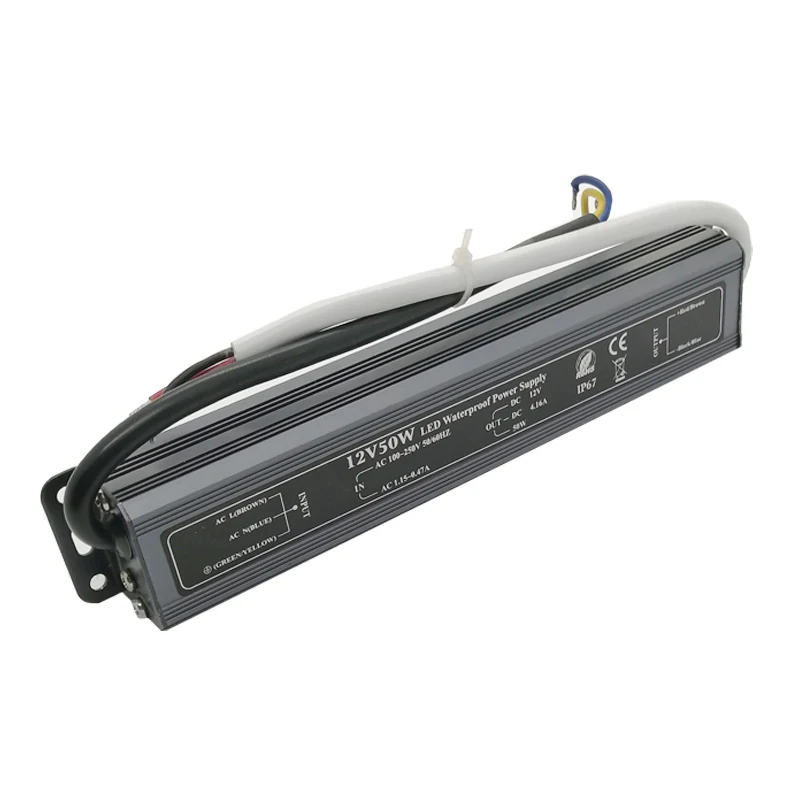 Waterproof LED Power Supply 12V 24V with CE ROHS
