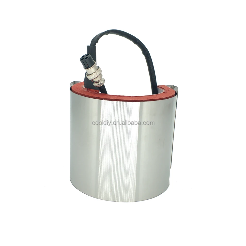 9 OZ Thermistor Mug Heater Pad With iron sheet Mug heated pad Mug Press Heating pad  Silicone Flexible Heater