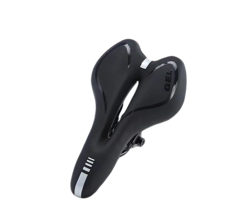mountain Bike gel Saddle Bicycle  Leather Seat Cushion