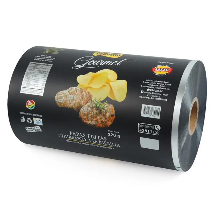 Scrap Printed Plastic Film Rolls Packaging Plastic Film Roll Stick Pack Plastic Roll Film