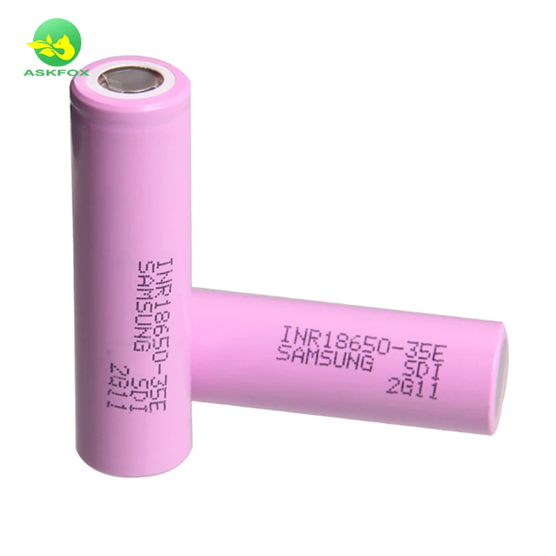 For Samsung 3500mah Rechargeable Battery 18650 Li Ion Battery 35e 3500mah Rechargeable Battery 3.7v For Samsung