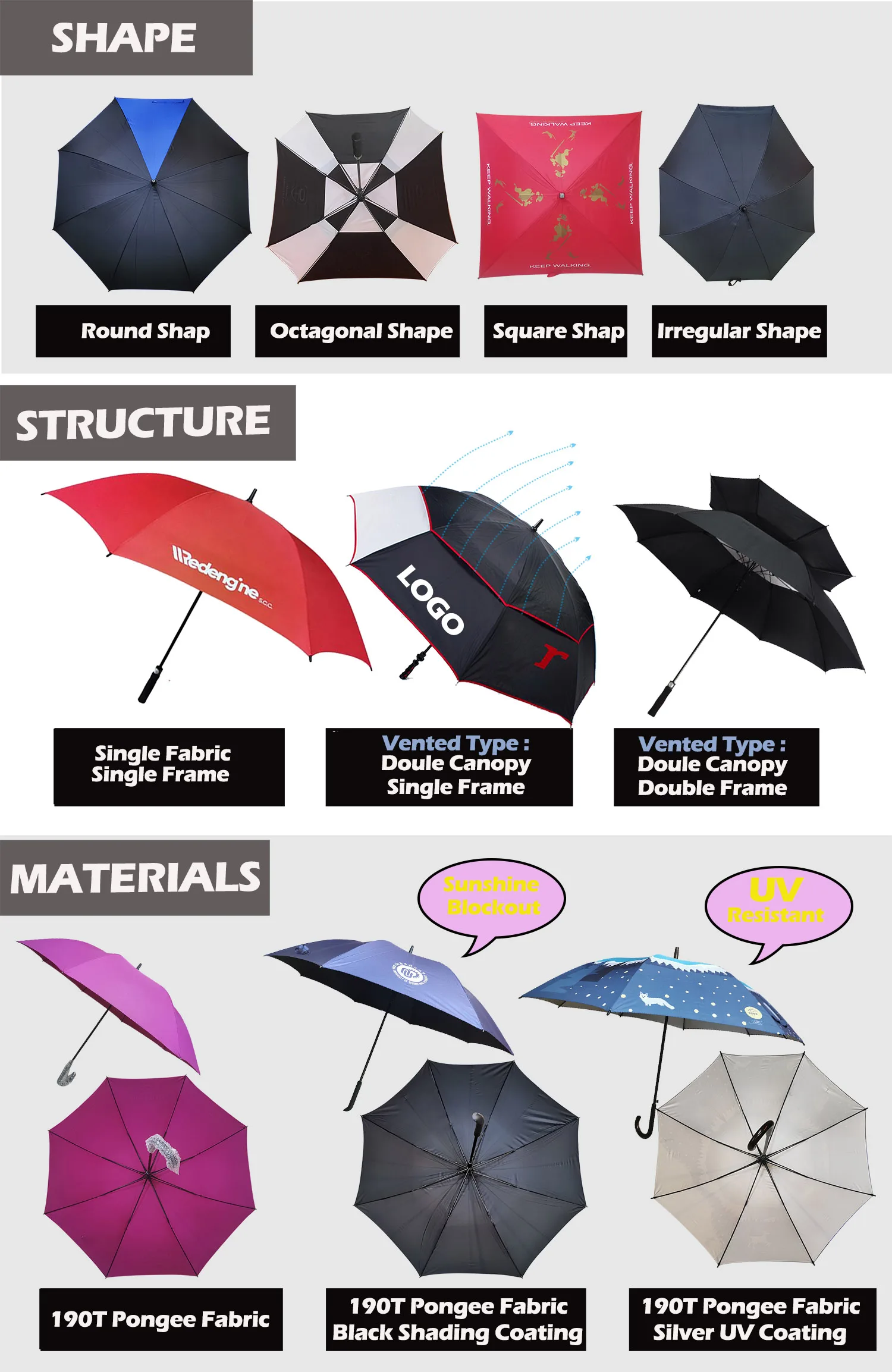 umbrella custom