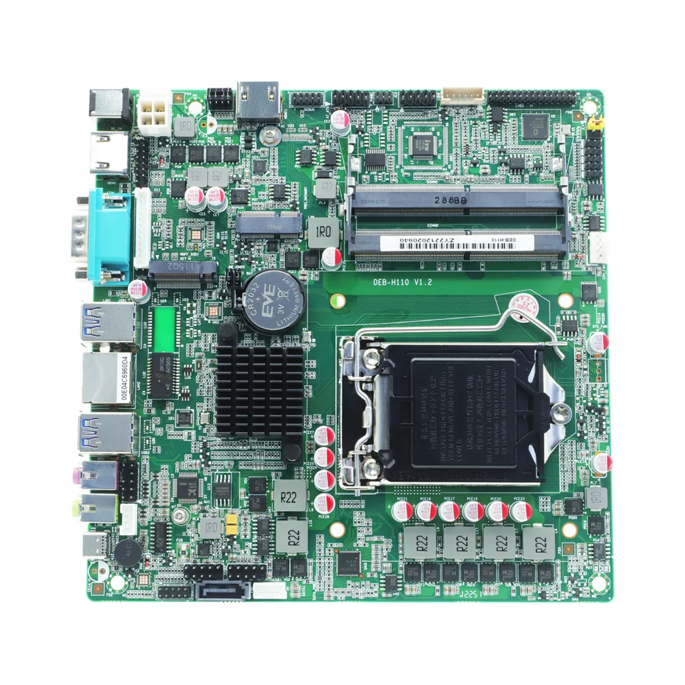 Intel H610 Dual Channel So-Dimm Ddr4 1*Rs232 Optional W/Intel LGA1700 Socket X86 ITX Desktop Motherboard
