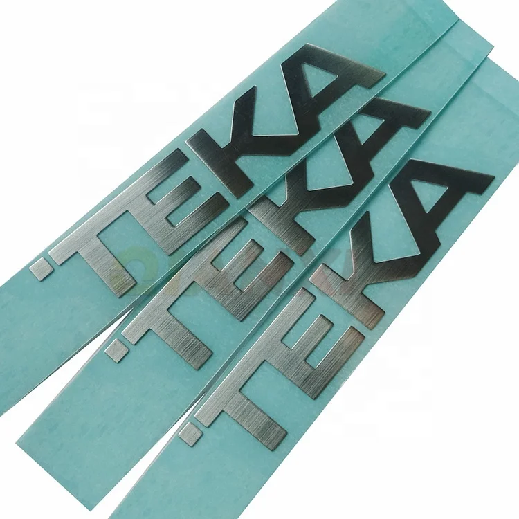 Decorative personalized mobile phone metal transfer label sticker