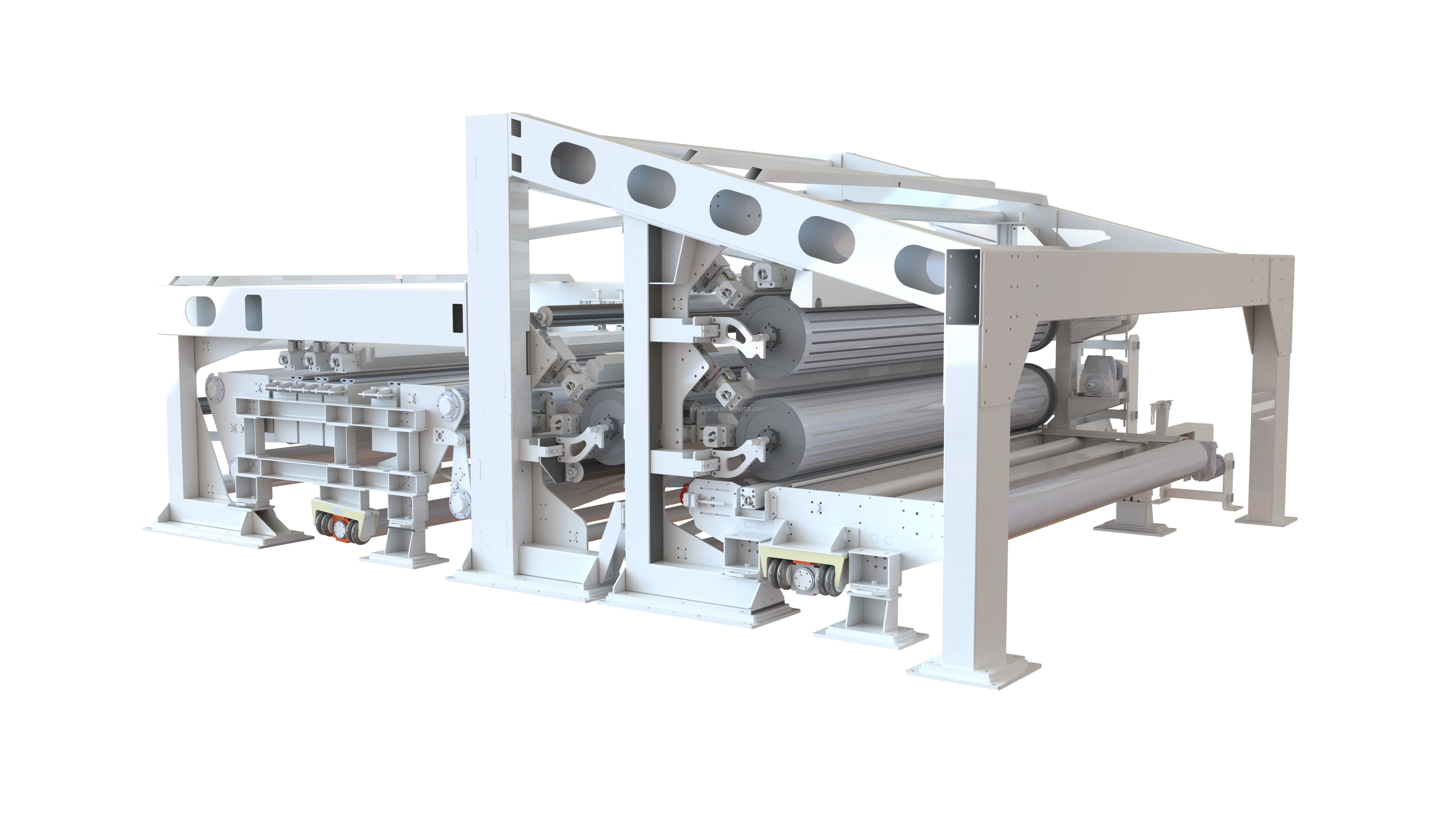 Nonwoven spun lace water jet fabric for mask fabric production line cross lapper spun lace machine