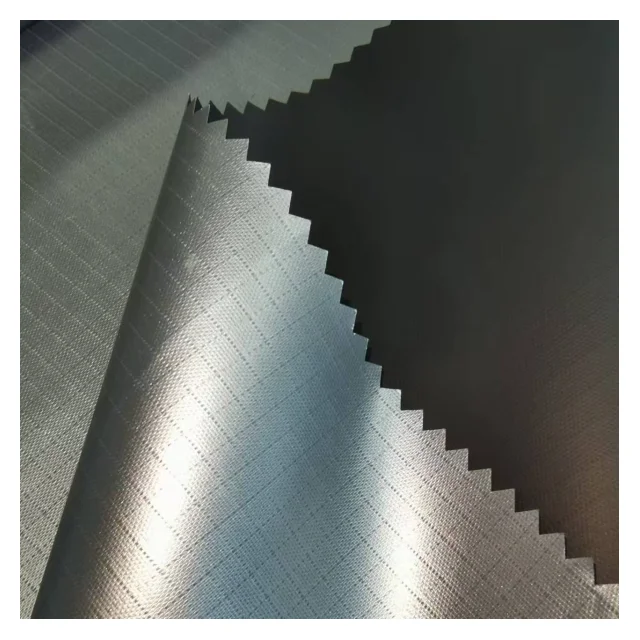 High quality 210D 0.5 ribstop double-sided coating waterproof outdoor fabric for tent