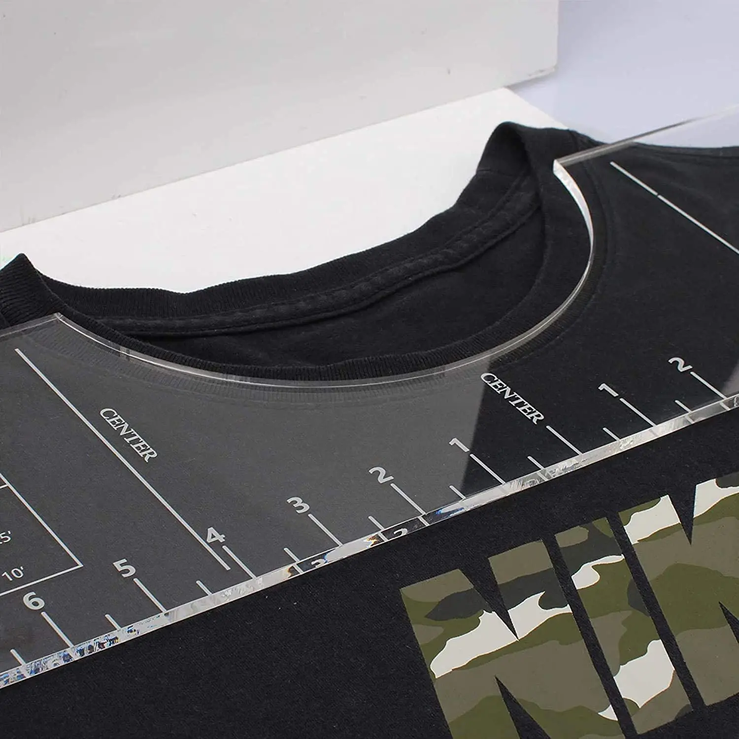 
RAYBIN 4pcs Placement Graphic Guide Home Daily Use Tool Transparent Acrylic t-shirt alignment ruler 