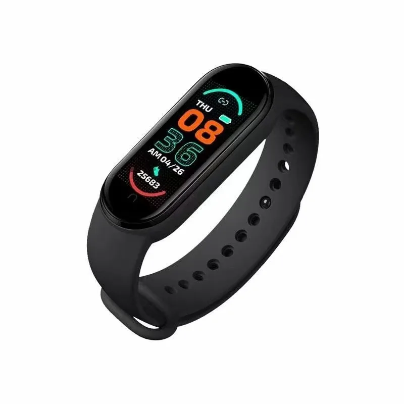  Amazon Топ продавец Смарт-часы Mi Band 6 Pulseira Reloj Heartrate давление наручные AMOLED экран фитнес-трекер для Xiaomi