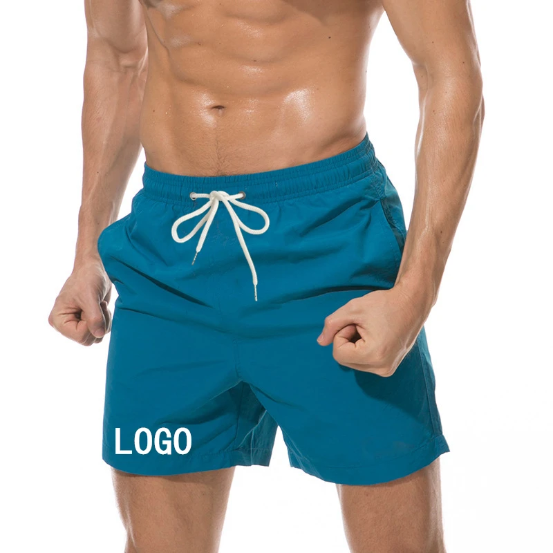 
Custom LOGO 2 in 1 quick dry Beach Men Board shorts Swimwear Swimsuits Mens Running beach Shorts 